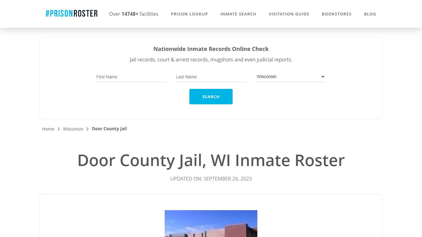 Door County Jail, WI Inmate Roster - Prisonroster